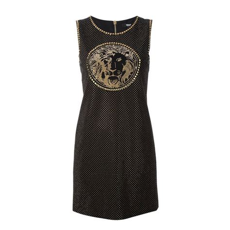 women versace dresses|versus versace black dress.